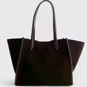 Madewell Lexington Oversized Suede Tote in Dark Carob 🤎 - NWT